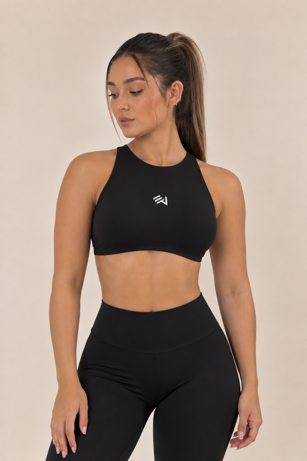 Top Nova deportivo para mujer en color negro – Empowerwear
